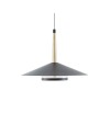 ORION * COLGANTE LED NEGRO/CUERO  1L*8W 3000K